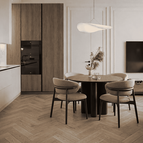 Skalla Wood Herringbone 12 мм 34 класс 4V HR 1027 Дуб Борен (Oak Boren) (фото 2)