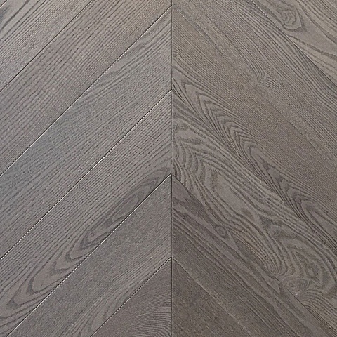 Wood Bee Chevron  Ясень Фог браш матовый Fog, UV-лак gloss 5-9% (левая) (фото 1)
