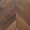 Wood Bee Chevron  Дуб Шоколад браш матовый Chocolate, UV-лак gloss 5-9% (правая) (миниатюра фото 1)