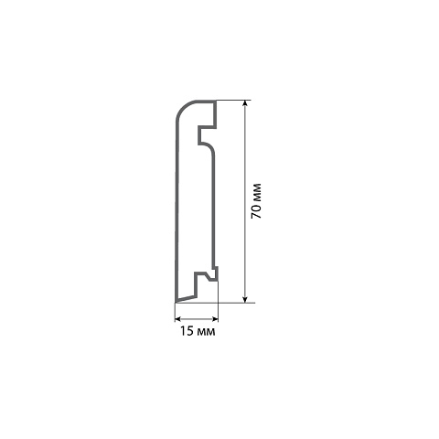 Finitura dekor R13 70х15х2400/ 019 (фото 2)