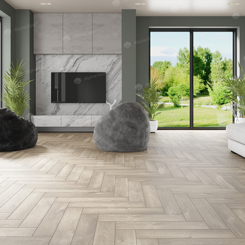 Alpine Floor LVT Parquet ЕСО 16-5 Дуб Натуральный Отбеленный 4V 43кл (фото 5)